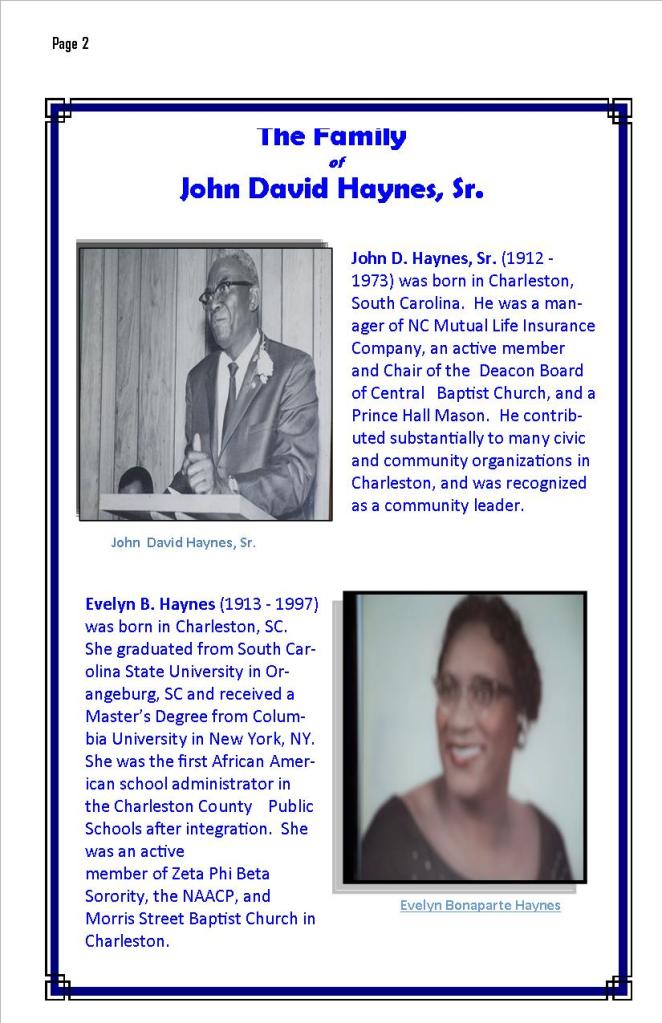 Haynes Fam Collage, & History2