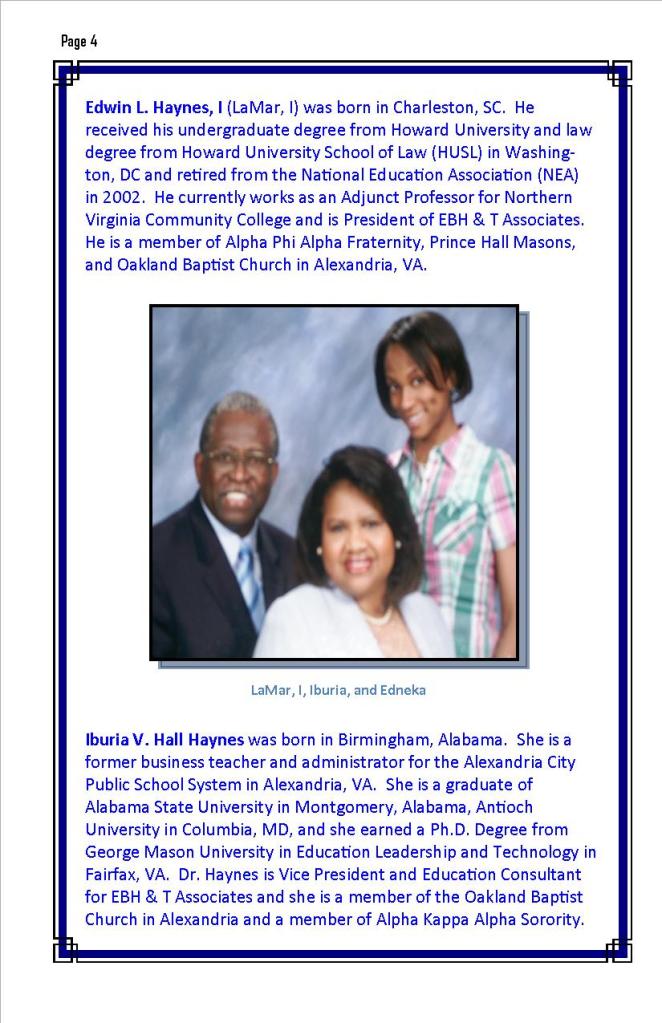 Haynes Fam Collage, & History4