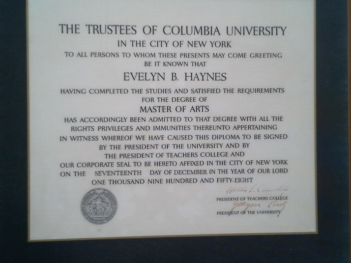 Masters Degree Columbia University